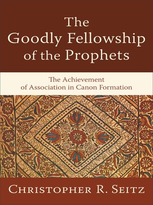 cover image of The Goodly Fellowship of the Prophets